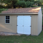 Brookfield WI 12x16 Gable with 6" soffits on all sides